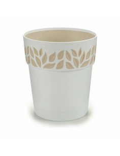 Pot auto-arrosant Stefanplast Cloe Blanc Plastique 15 x 15 x 15 cm (12 Unités) 2