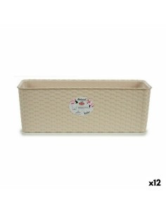 Jardinière Stefanplast Beige Plastique 17,5 x 16 x 48,5 cm (12 Unités)