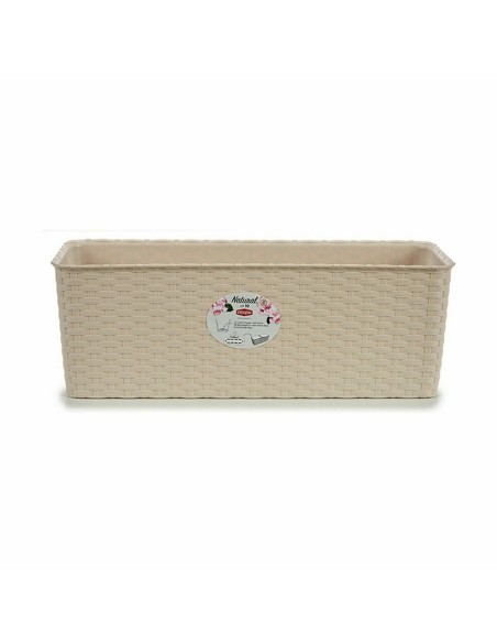 Jardinière Stefanplast Beige Plastique 17,5 x 16 x 48,5 cm (12 Unités)