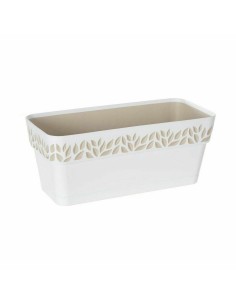 Jardinière Stefanplast Cloe Blanc Plastique 13,3 x 12,3 x 29,3 cm (12 Unités) 2