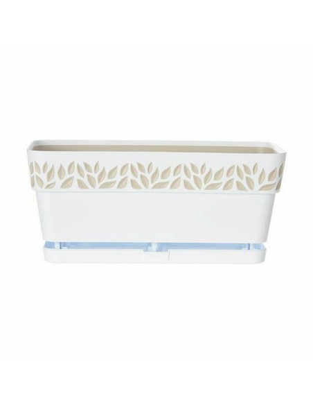 Jardinière Stefanplast Cloe Blanc Plastique 13,3 x 12,3 x 29,3 cm (12 Unités)