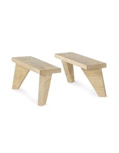 Pieds Astigarraga Dinamic Naturel Pin (13,5 x 9 x 31 cm)
