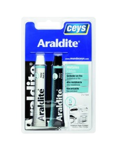 Adhésif instantané Ceys Araldite Métal 2 Pièces 1 Pièce