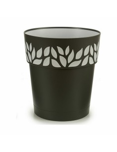 Pot auto-arrosant Stefanplast Cloe Anthracite Plastique 29 x 29 x 29 cm (6 Unités) 2