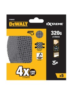 Disques abrasifs Dewalt DTM8562-QZ Ø 125 mm 320 g 5 Unités 2