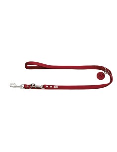 Laisse pour Chien Hunter Rouge 2 m Réglable Cuir
