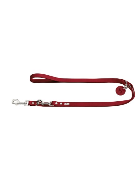 Laisse pour Chien Hunter Rouge 2 m Réglable Cuir
