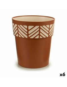 Pot auto-arrosant Stefanplast Orfeo Terre cuite Plastique 29 x 29 x 29 cm (6 Unités)