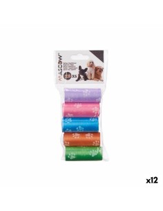 Sacs d'hygiène Mascow 200 Multicouleur Plastique Animaux de compagnie 5 Pièces (12 Unités)