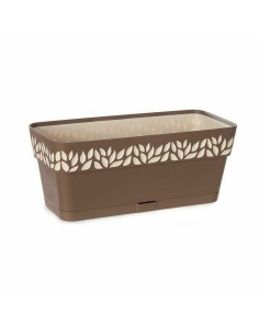 Jardinière Stefanplast Cloe Marron Plastique 13,3 x 12,3 x 29,3 cm (12 Unités) 2