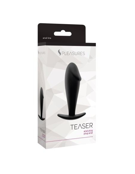 Plug Anal S Pleasures Teaser Noir (9 cm)