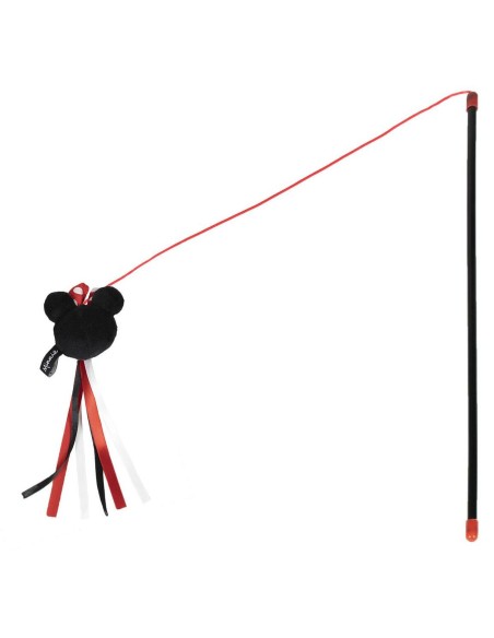 Jouet pour chats Minnie Mouse Noir 3,0 x 7,0 x 46,0 cm Plastique