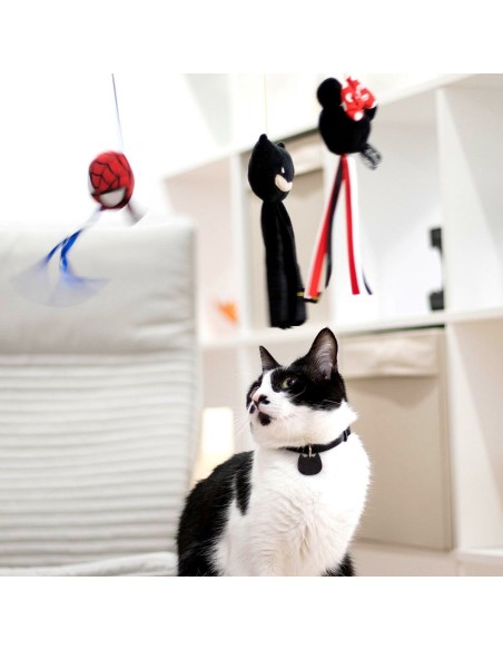 Jouet pour chats Minnie Mouse Noir 3,0 x 7,0 x 46,0 cm Plastique