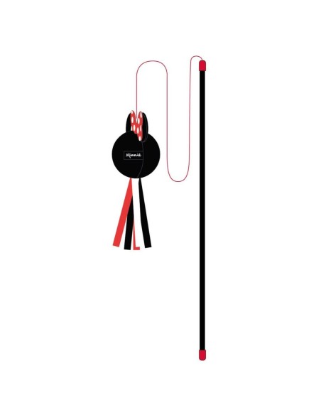 Jouet pour chats Minnie Mouse Noir 3,0 x 7,0 x 46,0 cm Plastique