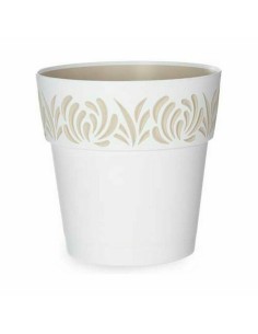 Pot auto-arrosant Stefanplast Gaia Blanc Plastique 25 x 25 x 25 cm (6 Unités) 2