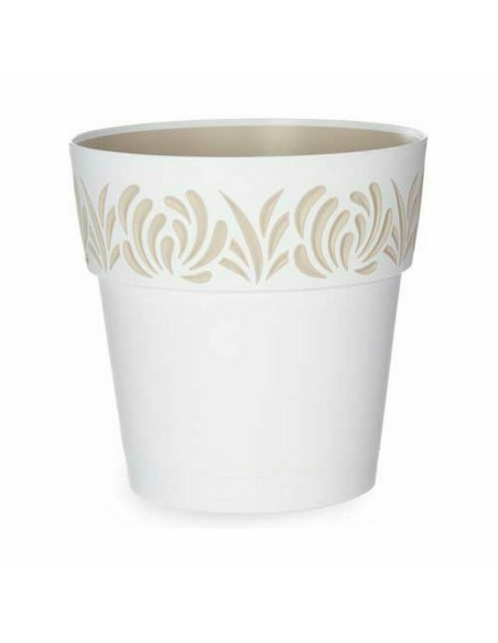 Pot auto-arrosant Stefanplast Gaia Blanc Plastique 25 x 25 x 25 cm (6 Unités)