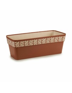 Jardinière Stefanplast Orfeo Terre cuite Plastique 18 x 17 x 49 cm (12 Unités) 2