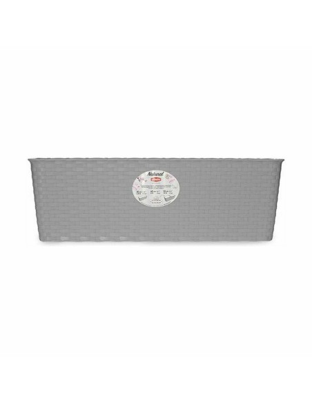 Jardinière Stefanplast Gris Plastique 18 x 16 x 49 cm (12 Unités)