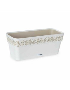 Jardinière Stefanplast Gaia Blanc Plastique 13,3 x 12,3 x 29,3 cm (12 Unités) 2