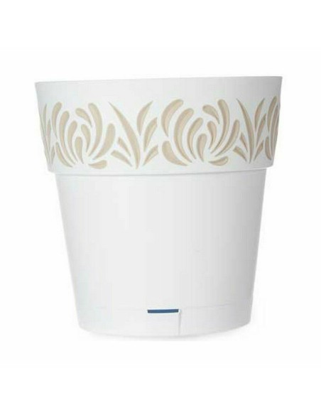 Pot auto-arrosant Stefanplast Gaia Blanc Plastique 29 x 29 x 29 cm (6 Unités)