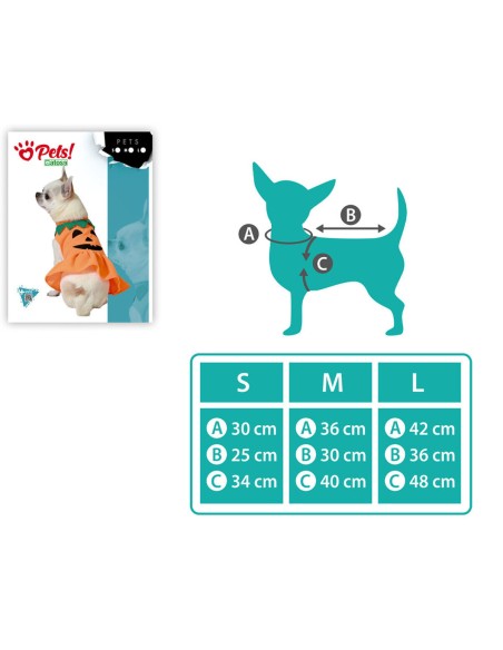 déguisement pour chien Citrouille Taille M