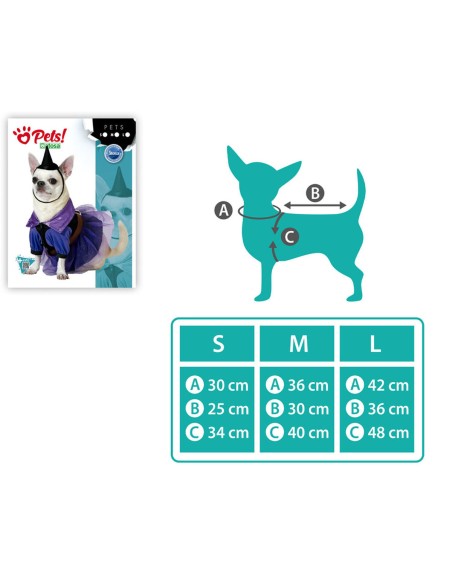déguisement pour chien Sorcière Taille S