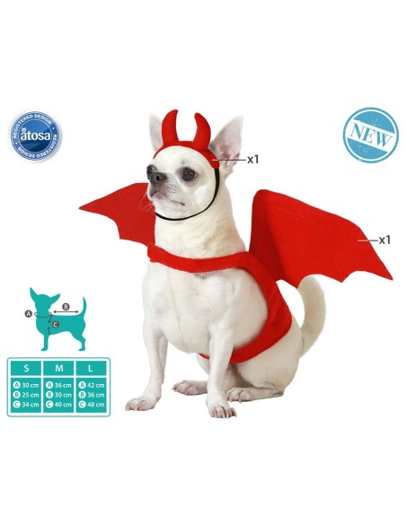 déguisement pour chien Démon Taille L