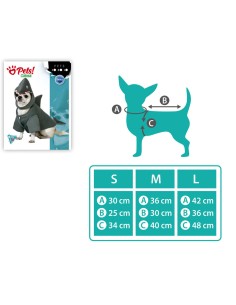 déguisement pour chien Taille S Requin 2