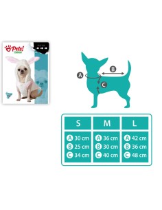 déguisement pour chien Taille L Lapin 2