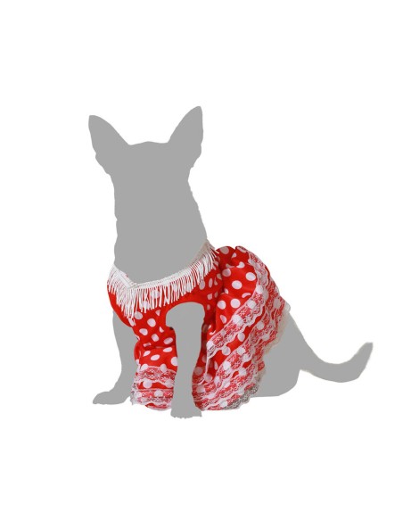 déguisement pour chien Taille M Danseuse de Flamenco