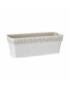 Jardinière Stefanplast Gaia Blanc Plastique 49,5 x 17 x 19 cm (12 Unités) 2