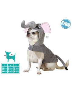 déguisement pour chien Taille M Eléphant