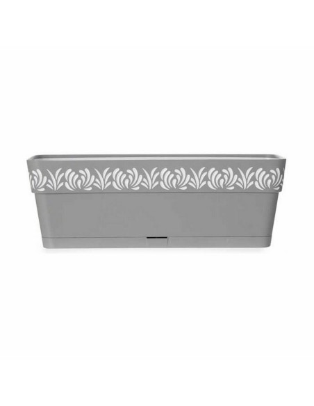 Jardinière Stefanplast Gaia Gris Plastique 49,5 x 17 x 19 cm (12 Unités)