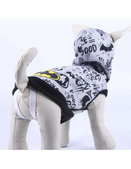 Pull pour Chien Batman S Gris