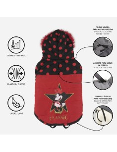 Manteau pour Chien Minnie Mouse Rouge L 2
