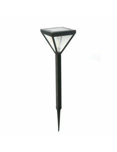 Lampe solaire Galix 25 lm Noir Acier inoxydable