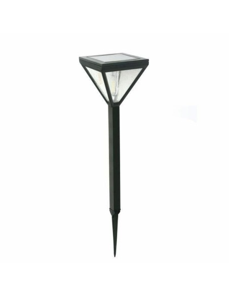 Lampe solaire Galix 25 lm Noir Acier inoxydable