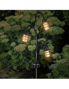Lampe solaire Lumisky BERRY SPIKE Noir 2