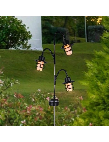 Lampe solaire Lumisky BERRY SPIKE Noir