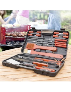 Malette Barbecue Barbecase InnovaGoods 18 Pièces