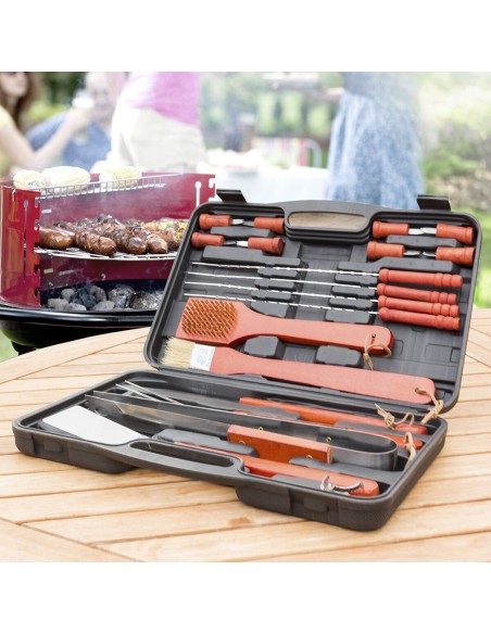 Malette Barbecue Barbecase InnovaGoods 18 Pièces