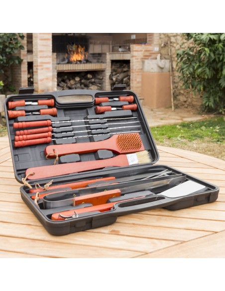 Malette Barbecue Barbecase InnovaGoods 18 Pièces