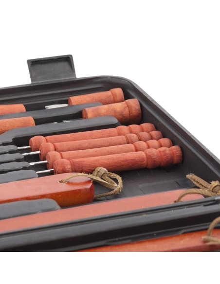 Malette Barbecue Barbecase InnovaGoods 18 Pièces