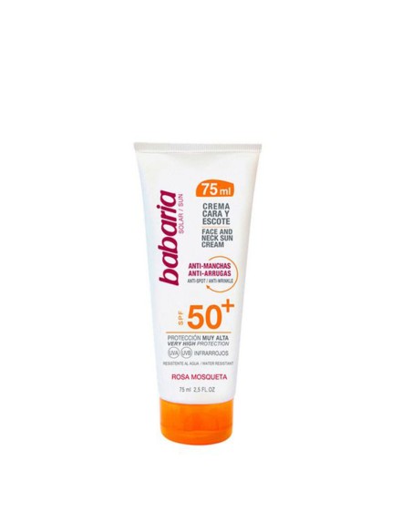 Fluide Solaire Anti-Tâches Cara & Escote Babaria 8410412029889 SPF 50+ (75 ml) SPF 50+ 75 ml