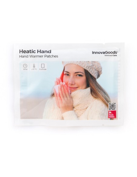 Patchs réchauffant pour les mains Heatic Hand InnovaGoods 10 Unités