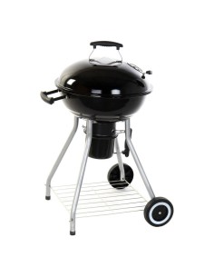 Barbecue à Charbon avec Couvercle et Roulettes DKD Home Decor Noir Métal Plastique Rectangulaire 52,4 x 59 x 91,6 cm