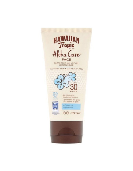 Lotion Solaire Aloha Care Hawaiian Tropic Spf 30 (Unisexe) (90 ml)