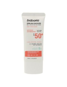 Crème Solaire Anti-Tâches Multi-Protection Babaria Solar Multiproteccion SPF 50+ 50 ml