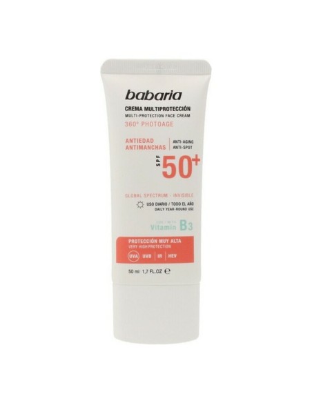 Crème Solaire Anti-Tâches Multi-Protection Babaria Solar Multiproteccion SPF 50+ 50 ml