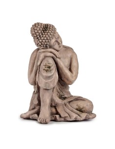 Figure décorative de jardin Ibergarden CC20445 Gris Polyrésine 34,5 x 54,5 x 31 cm Buda
